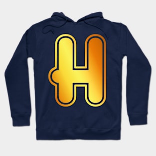 H Golden Letter Hoodie